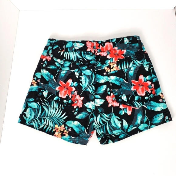 So Heritage Hawaiian Floral Print Shorts Size 5 - Picture 2 of 5